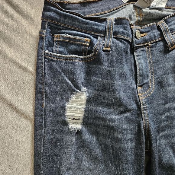 Judy Blue Womens Distressed Blue Jeans Size 9 - Picture 4 of 13